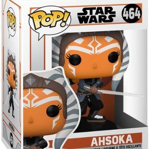 NWT Funko Pop! Star Wars: The Mandalorian - Ahsoka with Lightsabers Bobblehead